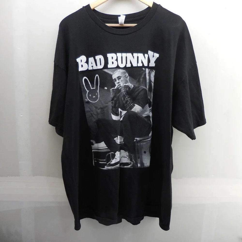 Bad Bunny 2018 Tour Shirt Mens 3XL Black‎ La Nueva Reilgion Reggaeton Tee